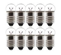 10x AMPOULE VELO 6V 2.4W E10 A VISSER FEU DYNAMO ARRIERE ECLAIRAGE SOLEX MOBYLETTE VINTAGE MAISON LAMPE CHANDELIER MINIATURE EDISON
