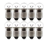 cyclingcolors 10x Ampoule Velo 6V 14V 0.6W 2.4W 6W 7W E10 A Visser FEU Dynamo Arriere ECLAIRAGE SOLEX MOBYLETTE Vintage Maison Lampe Chandelier Miniature Edison (6V 2.4W)