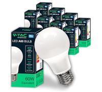 10x Ampoules LED E27 - [ Haute Efficacité 8,5W ] - A60 - (Équivalentes à 60W) - Ampoules Nouvelle Génération à Basse Consommation - 806 Lumens - Blanc Froid 6500K