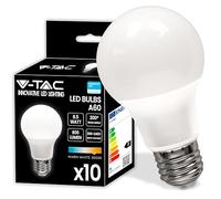 10x Ampoules LED E27 - [ Haute Efficacité 8,5W ] - A60 - (Équivalentes à 60W) - Ampoules Nouvelle Génération à Basse Consommation - 806 Lumens - Blanc Chaud 3000K