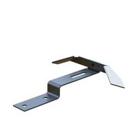 10x Attache Type 200 pour Meyer/Holsen tuiles de toiture Attache Type en aluminium RAL 8004 Rouge brique tuile Clips pour plaques de faîtière.