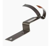 10x Attache Type 51 pour Koramic Nr 11 tuiles de toiture Attache Type en aluminium RAL 8004 Rouge brique tuile Clips pour plaques de faîtière.