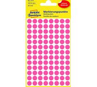10x Avery Zweckform® 3177 Points de repère Ø 8 mm 4 feuilles/416 étiquettes rouge vif(T)