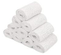 10x Bande de plâtre - Bandes plâtrées en Tissu - Matériel Moulage décoration Sculpture - Art créatif - Aussi pour Le