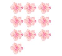 10x Barrettes à cheveux en forme de fleur de cerisier pour femmes et filles, utilisation quotidienne, antidérapantes, confortables, accessoire de coiffure, pince élégante pour événement en plein air