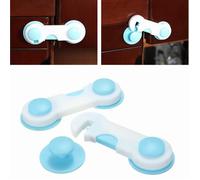 10x Bébé Enfants Protection Sécurité Serrure Bloque Fermeture Porte Tiroir Frigo
