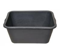 10x Boîte 65 Litre Noir Seau à Mortier Bétonnière Mortier Seau Neuf