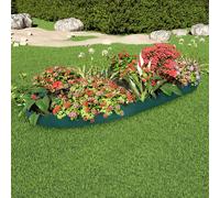 10x Bordures de Jardin Vert PP Pelouse Plate-bande Parterre Allée vidaXL