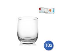 10X Bormioli Rocco Paquet De 3 Verres Loto En Verre Pour Eau 27.5 Cl