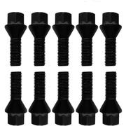10x Boulon de roue M12x1,5 conique 60° 26mm | taille de la clé 17mm compatible avec BMW 1 E81 1 E82 1 E87 LCI 1 E87 1 E88 3 E21 3 E30