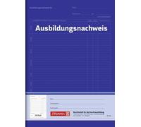 10X BRUNNEN 104257001 Cahier de preuves de formation, A4, 28 feuilles, bleu