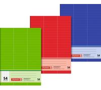 10X BRUNNEN 1043925 Cahier de vocabulaire A5 32Fl Lin54
