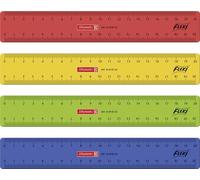 10X BRUNNEN 104987120 Règle 20cm Flexi noir