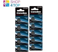 10x Camelion CR1620 3V Piles Bouton Lithium Cellule Monnaie DL1620 ECR1620