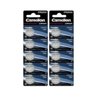 Camelion Piles bouton CR2032 3V Lithium – Lot de 5