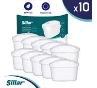 Cartouche filtrante - SILLAR - cartouche pour Brita - Lot of 12 - Remplacement pour Brita Maxtra, Style, Merella Cool, Mavea