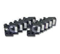 10x Cassette à ruban vhbw 9mm pour Dymo LabelMaker 2000, 3500, 4500, 5000, 5500. Remplace: Dymo D1, 40913. G
