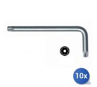 10X Clé Maurer Plus Mâle Résistant Au Tamper Torx Acier S2 T 15
