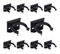 10x Clip pour plinthe base à visser pied meuble cuisine fixation plastique noir