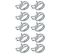 10x Colliers De Durite Clip 5mm X 8mm Tuyau Carburant Essence Tondeuse Tracteur