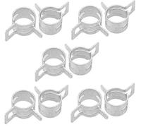 10x COLLIERS DURITE CLIP RESSORT 8MM - 10MM AUTO MOTO SCOOTER MOBYLETTE QUAD TONDEUSE TRACTEUR TUYAU TUBE COLLIER