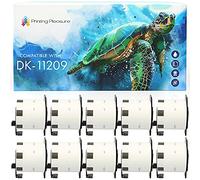 10x Compatible DK-11209 29mm x 62mm Étiquettes d'adressage (800 Étiquettes par rouleau) pour Brother P-Touch QL-500 550 560 570 700 710W 720NW 800 810W 820NWB 1050 1060N 1100 1110NWB, Papier thermique
