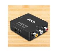 10X Convertisseur RCA Vers AV Vers 1080P RCA CVBS Adaptateur de Convertisseur Audio Vidéo PAL/NTSC pour TV/PC/PS3/STB/ VHS