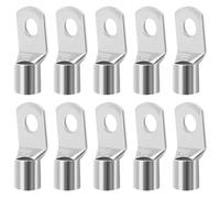 10x Cosse Tubulaire 50mm² M8 Cosse à Sertir 50mm² nue Cosses Annulaires 50mm² Cosses de Câble 50mm² Connecteur de Câble SC Cosses de Câble à Anneau Cosse Electrique Cosse a Sertir