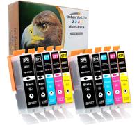 10x D&C cartouches d'encre compatibles Pixma MG-5700 MG-5750 MG-5751 MG-5752 MG-5753 MG-6800 MG-6850 MG-6851 MG-6852 MG-6853 TS-5000 TS-5051 TS-5053 TS-5055 TS-6050 TS-6051 TS-6052