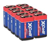 10x Détecteur 9V Lithium Batteries pour D'Incendie 9v Bloc 10 Années