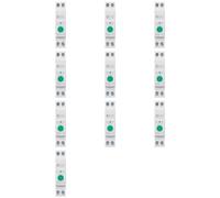 10X Disjoncteur Intelligent Tuya WiFi 1P+N 63A, Interrupteur sur Rail DIN avec Statistiques Électriques, Commande Vocale à Distance pour Alexa Home.