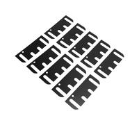 10X Door hinge gaskets, made of stainless steel, suitable for sealing cabinet doors in living rooms, bedrooms, bathrooms, garages, and other locations