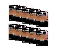 10x Duracell LR54 1,5V Alcalin 2er Blister