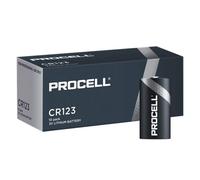 10X Duracell Procell CR123 Lithium 3V Batteries Haute Puissance Industrielle