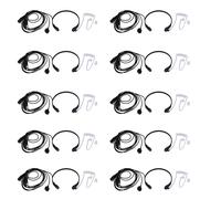 10X Écouteur Micro-Casque de Vibration de Gorge pour Radio Bidirectionnelle Uv-5R Uv-82 Uv-B6 Bf-888S