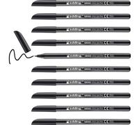 10x EDDING 1200-1 Feutre de coloriage 0,5 - 1 mm,noir