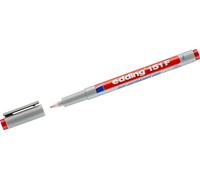 10x Edding 151 002 F - Marqueur pour rétroprojection, non permanent, 0,6 mm, rouge