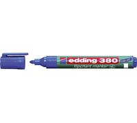 10x edding 4-380003 Marqueur pour tableau de conférence - rechargeable env. 1,5 - 3 mm bleu
