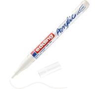 10x EDDING 5300922 5300 marqueurs acryliques - 1 - 2 mm, blanc trafic