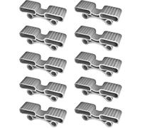 cyclingcolors 10x Embout Support Latte 38x12mm Caouthouc Double Suspendu pour sommier Tenon 11mm Souple Flexible lit Meuble