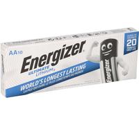 10x Energizer Ultimate Batterie au Lithium LR06 1.5V Aa Mignon L91 FR6
