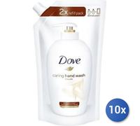 10X Ensemble Dove Savon Sac 500 Ml. Soie