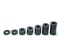 10x ENTRETOISE PLASTIQUE M5 NOIRE EPAISSEUR 4 A 30MM ID 5mm OD 10mm POUR VIS TUBE RONDELLE (Epaisseur L=20mm)