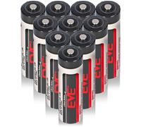10x EVE ER14505 AA LITHIUM-THIONYLCLORE 3,6V 2400mAh BATTERIE