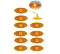 10x Feux de Gabarit LED 12V Orange OEM pour Renault Master Mk3 Opel Movano Mk2