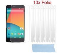 10x Films de protection protection d'écran pour LG Google NEXUS 5