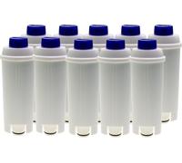 10x filtres à eau pour DeLonghi Autentica Dinamica Eletta Maestosa Magnifica S Perfecta Primadonna + Gastroback 42619 (14465)