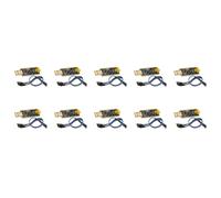 10X FT232 FT232BL FT232RL FTDI USB 2.0 à TTL Câble de Téléchargement Cavalier Module Adaptateur Série pour Suport Win10 5 V 3.3 V