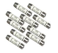 10x fusible en céramique fusible Tube BS1362 10A 6x25 électrique maison bureau prise secteur