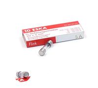 10x Fusible rapide (F) en verre 5A / 250VAC 5x20mm